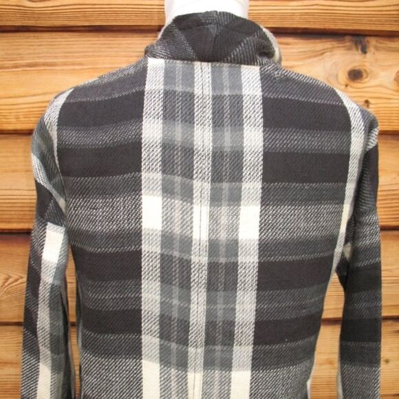 NWT Lucky Brand Black Gray Wrap Jacket Cardigan - Picture 7 of 8